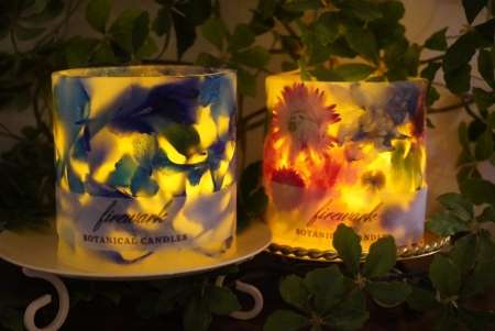 花火〜firework〜　Botanical candle2