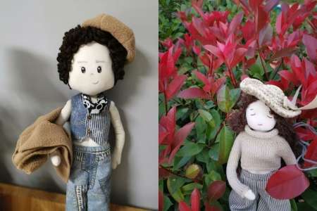 カエルとママのぬいぐるみ工房2